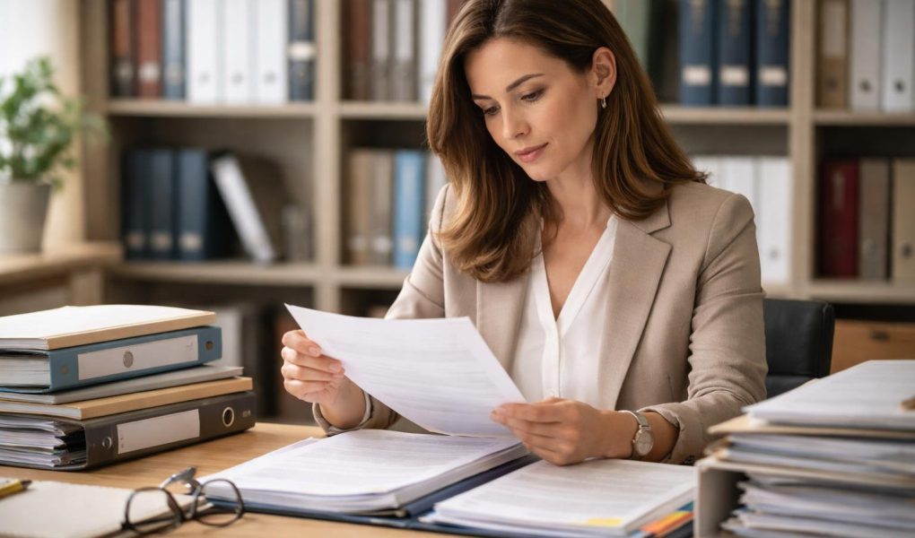 personne-table-documents-etageres-livres