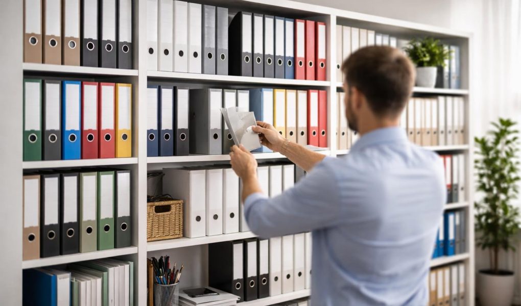 etagere-bureau-ordonnee-dossiers-classeurs