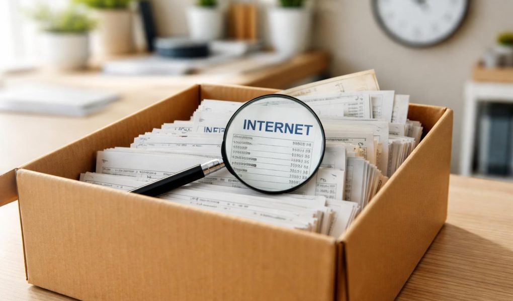 boite-factures-loupe-facture-internet