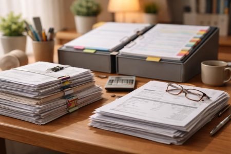 table-documents-classeur-arriere-plan