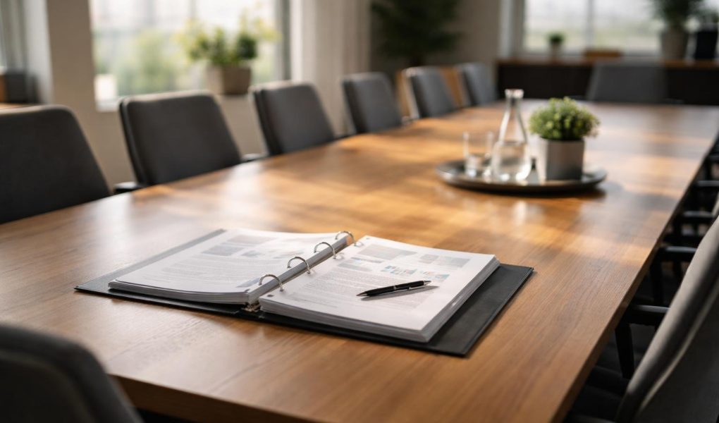 salle-reunion-table-bois-chaises-vides
